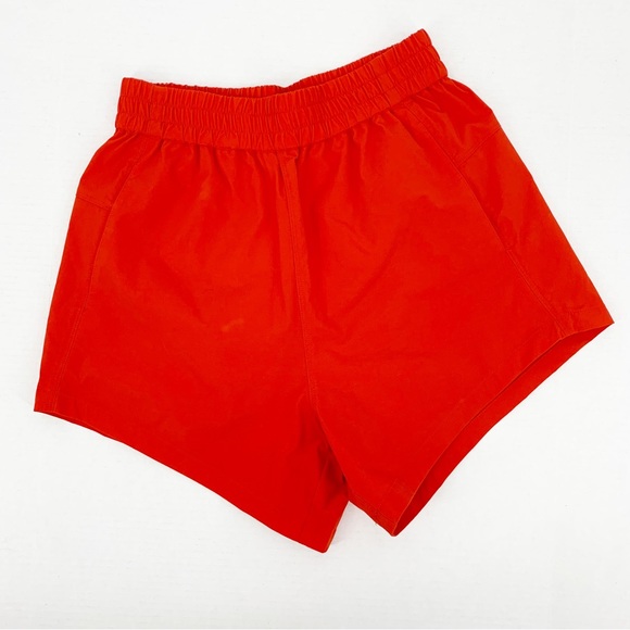 Universal Standard ‘Red Alert’ Pull On Swim Shorts Size XXXS NWT - Picture 2 of 10
